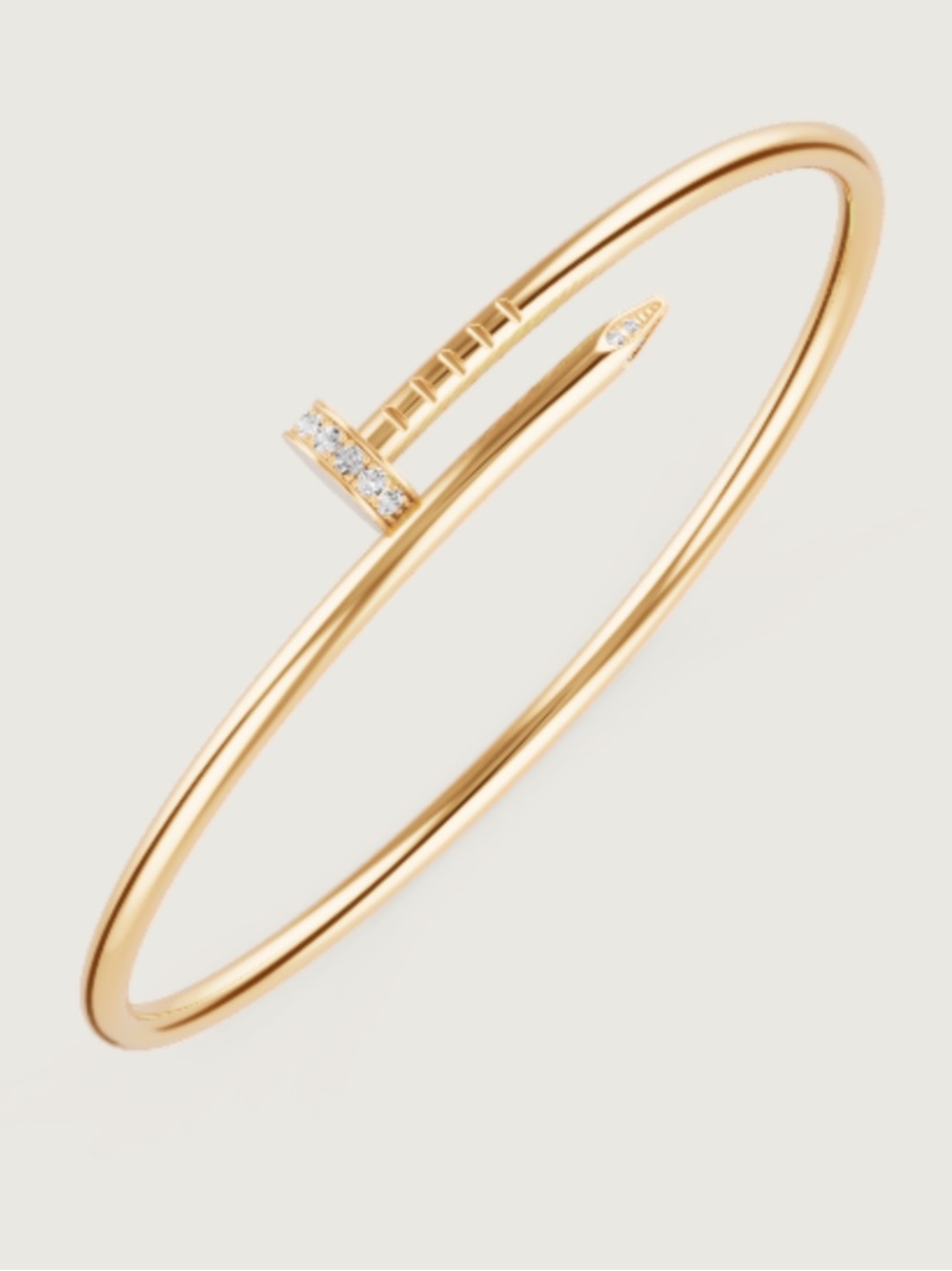 Cartier Juste un Clou Small Diamond Bracelet in Yellow Gold